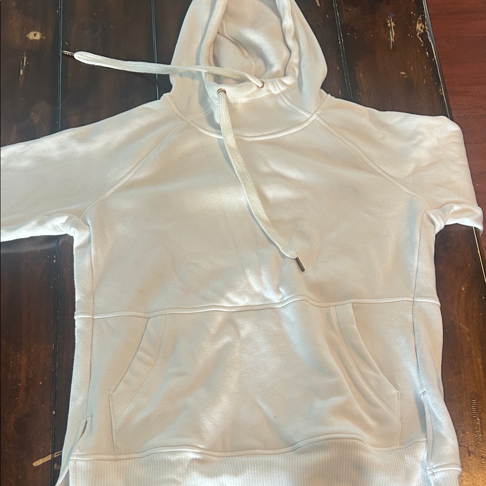 Athletic Works White Hoodie Jacket